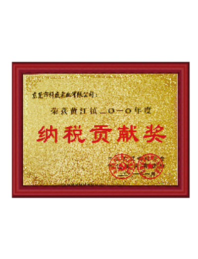 2010年度納稅貢獻獎